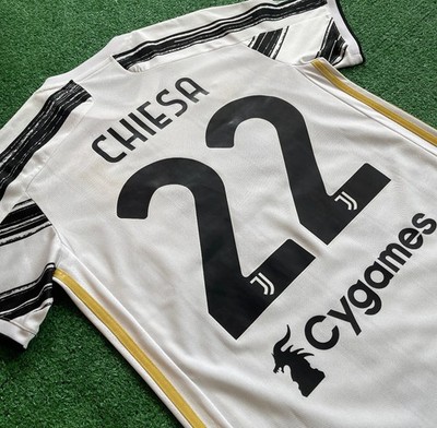 Adidas Juventus FC #22 Chiesa 2020/21 Home Football Kit (S) | eBay