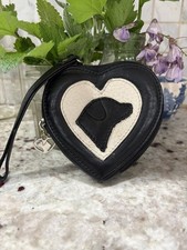 Weathertop Heart  Leather Lab Labrador Retriever Coin Purse Handcrafted 