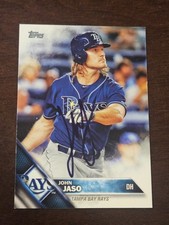 2016Topps JOHN JASO RAYS In-Person Signed AUTO Autographed
