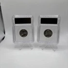 Lot of Two 1960 Washington Silver Quarters ICG Brilliant Uncirculated.90% Silver