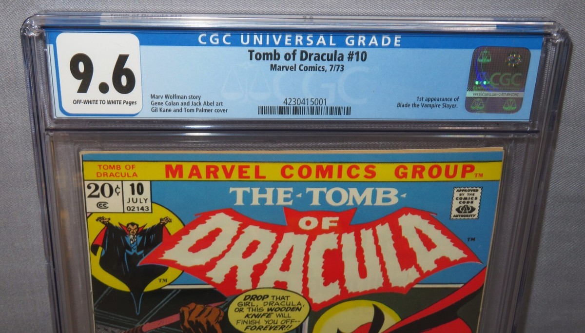TOMB OF DRACULA #10 (Blade Vampire Slayer 1st app) CGC 9.6 NM+