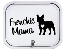 French Bulldog Frenchie Mama Decal Sticker for Car Window 8 Inch BG 157