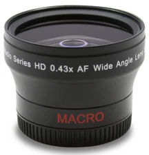 .43x AF HD 62mm Wide Angle Lens for DSLR + Video Recording by Ultimaxx