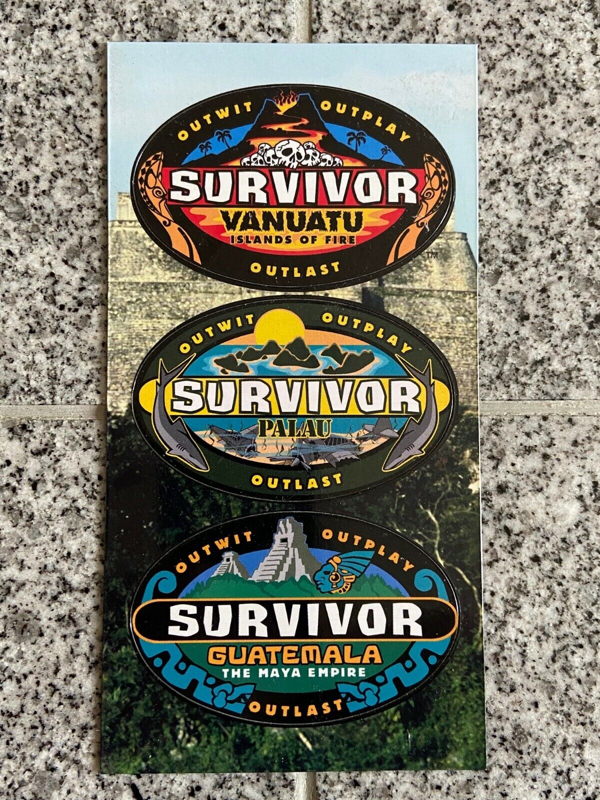 Survivor CBS TV Magnet Set Seasons 9-11