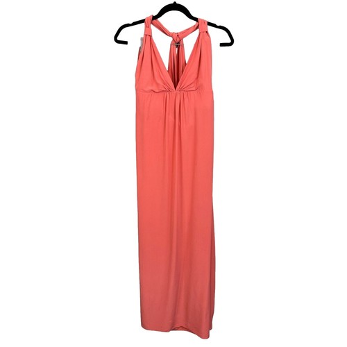 Alice +Oliva Arista Sleeveless Halter Neck Pleated Maxi Dress -Size 10  (LK#154A) | eBay