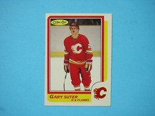 1986/87 O-PEE-CHEE NHL HOCKEY CARD #189 GARY SUTER ROOKIE EX/NM NM SHARP!! OPC