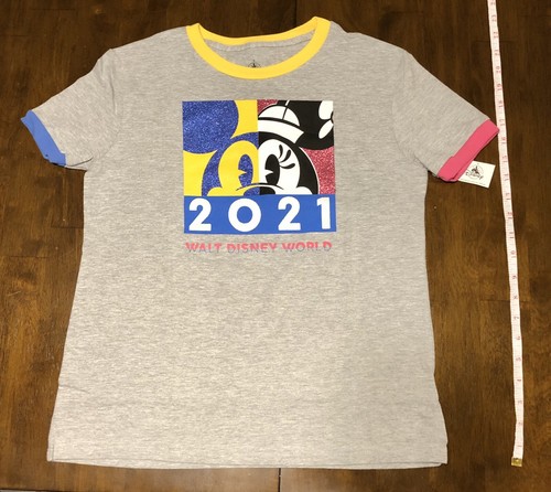 Authentic Walt Disney World Park Orlando 2021 Kids Shirt Children XL Size NWT - Picture 2 of 6