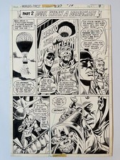 Worlds Finest Comics #227 Page 8 Original Comic Art Interior w Deadman  (1975)