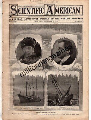 1909 Scientific American September 18 - Our Arctic explorers discover North Pole