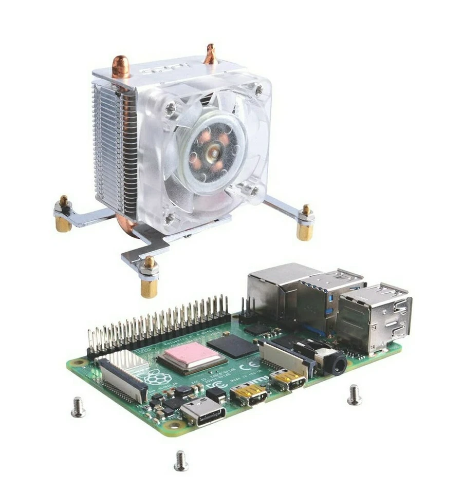 GeeekPi Raspberry Pi Cooling Fan, Raspberry Pi ICE Tower Cooler, RGB Cooling Fan - Image 3 of 4