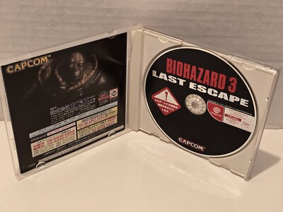 Biohazard 3 Resident Evil 3 Last Escape Sega Dreamcast Japan