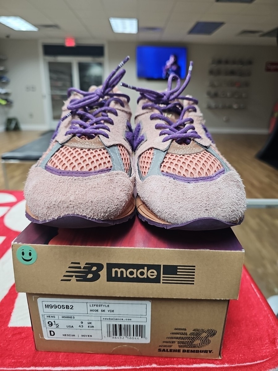 New Balance 990 V2 Made in USA x Salehe Bembury Sand Be The Time