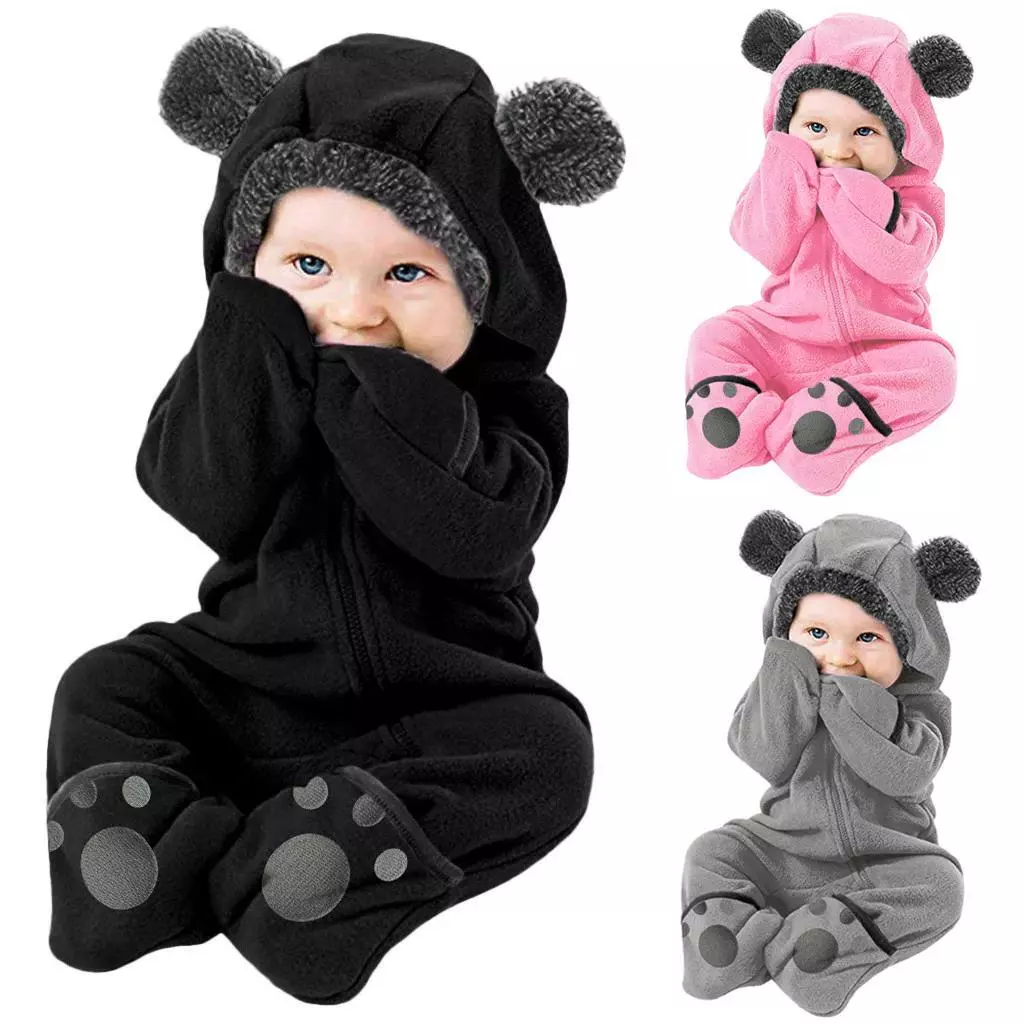 Ropa Para Bebe Recien Niño Niña Conjuntos Lana Gruesa Para Frio | eBay