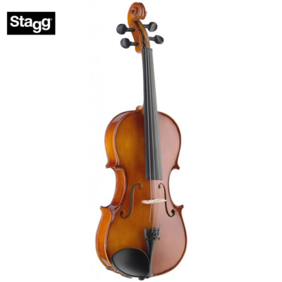 Stagg VA15 Solid Maple 15'' Standard Viola with Bow, Rosin and Soft Case