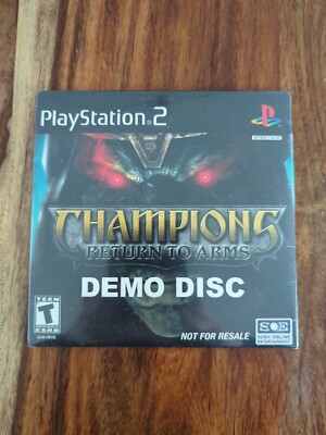 PlayStation 2 Champions: Return To Arms Demo Disc Sony PS2 SEALED RARE 2004 NFR