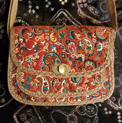 Persian Hand Made Termeh Hand Bag Purse Multicolor Middle Eastern Bag (On Sale)