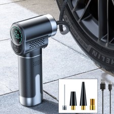 150PSI LCD Elektrische Akku Luftpumpe Auto Fahrrad Reifen Druckluft Kompressor