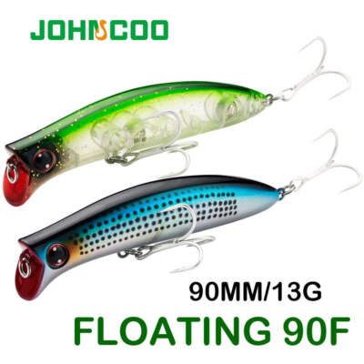 JOHNCOO 90mm 13g Minnow Wobbler Artificial Bait Crankbait Fishing Hard Lure Floa