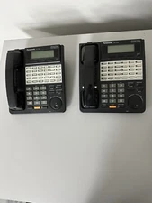 Lot Of 2 Panasonic KX-T7453 Digital Backlit Display Super Hybrid Phone