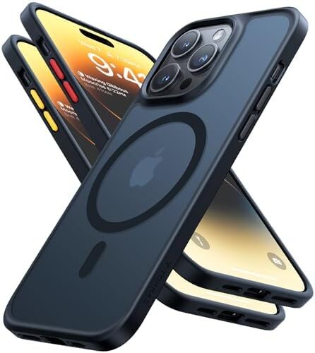 Stronger Magnetic for iPhone 14 Pro Case, 12 FT Military Grade Drop Tested, Comp