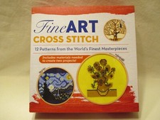 Fine Art Cross Stitch: 12 Patterns from the World's Finest Masterpieces- New