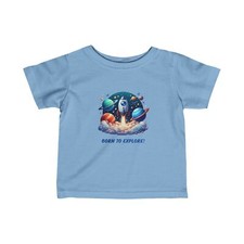 BORN TO EXPLORE Infant Fine Jersey Tee