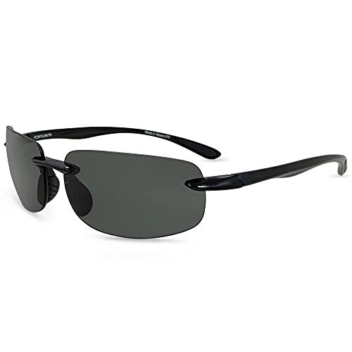 In Style Eyes Lovin Maui polarisierte Sonnenbrille mit Halstuch nicht bifokal, schwarz - Bild 1 von 7