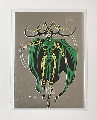 Marvel Fleer Ultra Midnight Sons Hela Medallion M-18