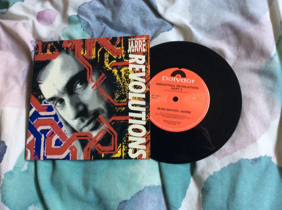Jean Michel Jarre Revolutions 7” Vinyl Picture Cover UK & Australian Sleeve Diff - Image 3 of 4