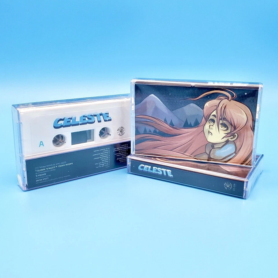 Celeste Original Video Game Soundtrack Limited Edition White Cassette Tape