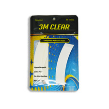 1522 Double Sided Clear Daily Wear 3/4" X 3" C Contour Wig 3M Toupee Tape 108PCS