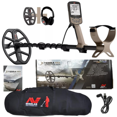 MINELAB X-Terra Elite Expedition Pack Metal Detector, Waterproof, Carrybag
