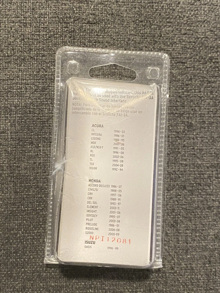 Schosche HA028 Stereo Connector 86-11 Acura, Honda & Isuzu - Image 3 of 3