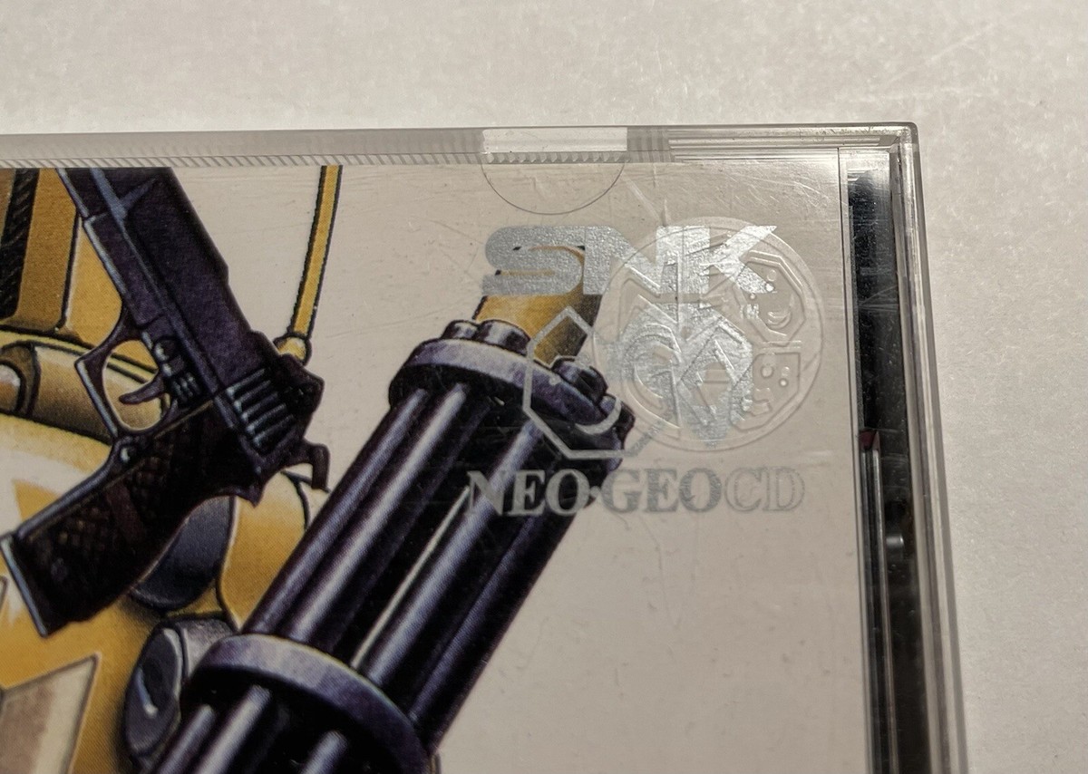 Vintage SNK Nazca Metal Slug Neo Geo CD 1996 Complete with Spine