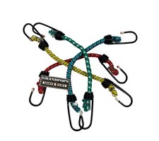 12" COLORED MULTI-PURPOSE BACKPACKING BUNGEE CORDS