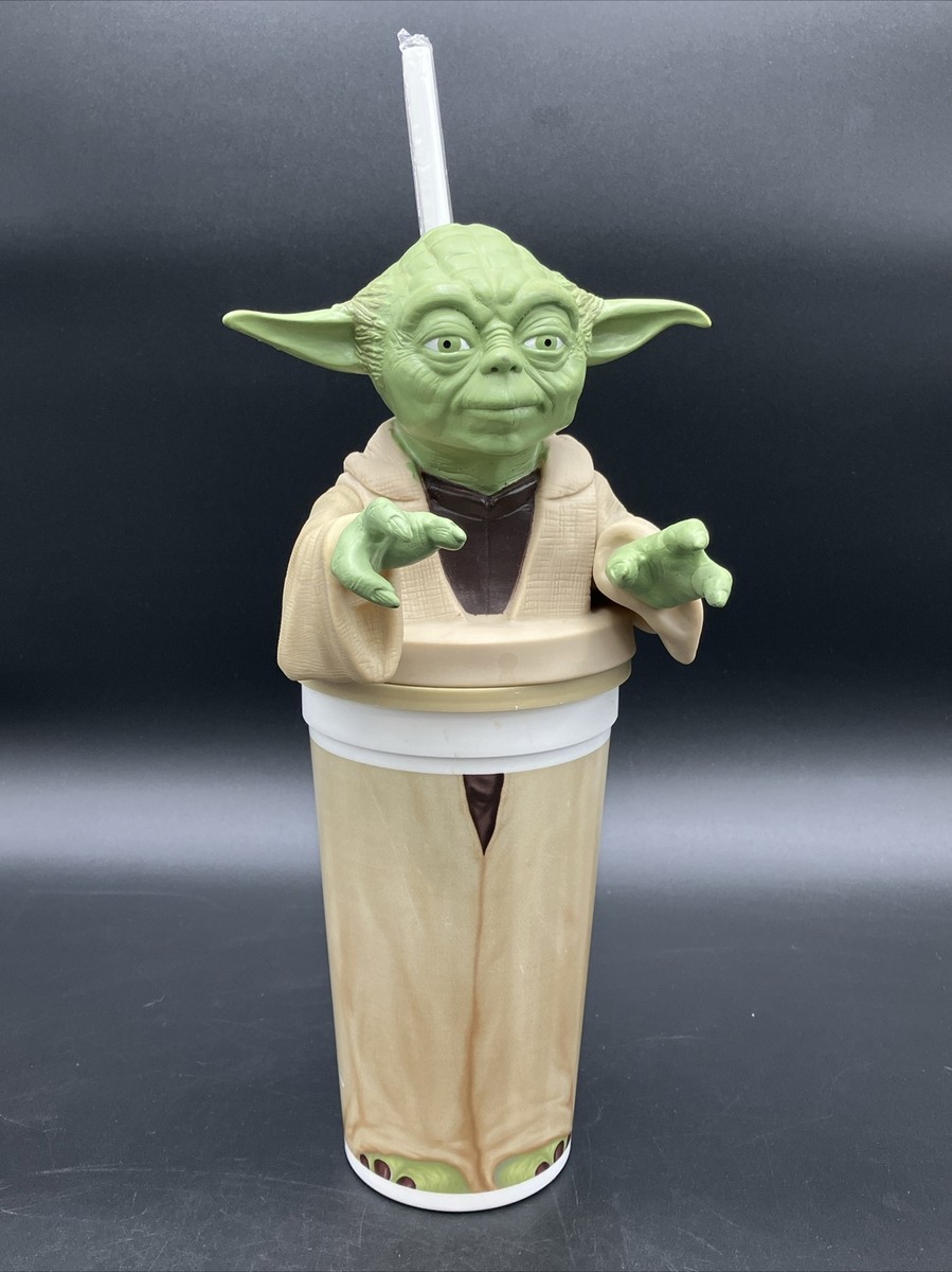 1999 Star Wars Phantom Menace Yoda Cup & Topper KFC Taco