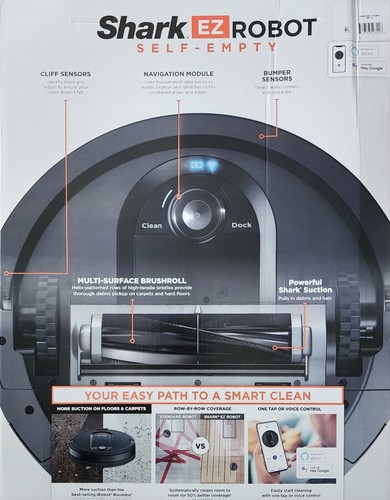shark ez Saugroboter mit Selbstentleerungsboden RV915S - Bild 4 von 4