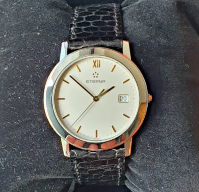 ETERNA SWISS - KONTIKI 1856 - 35x35 mm - NEW, unworn
