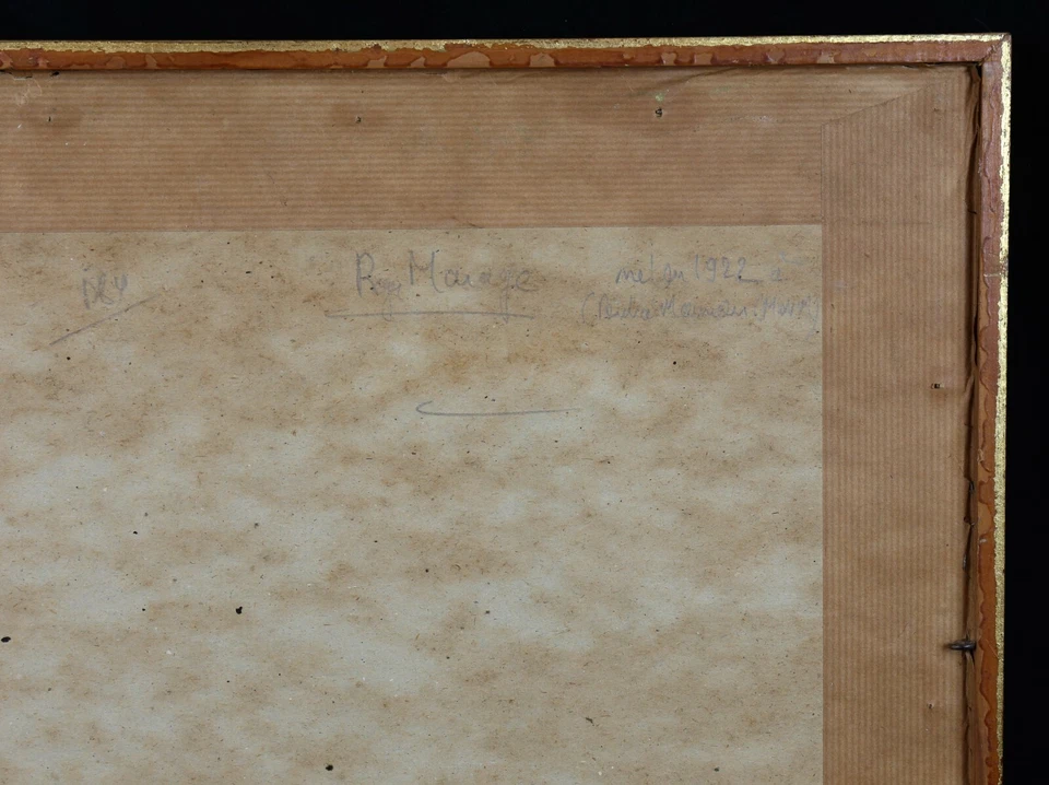 Roger Marage (1922-2012) Path To Corny-Sur-Moselle Pont-à-mousson Méheut Foto 4 de 4