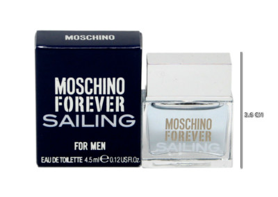 MOSCHINO FOREVER SAILING FOR MEN EAU DE TOILETTE SPLASH 4.5 ML/0.12 OZ.MINIATURE