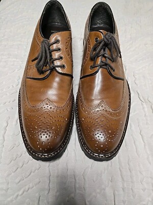 Johnston & Murphy Jennings Wingtip Derby Shoes Mens 11 M Brown Sheepskin Leather Men main image 3