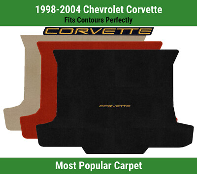 Lloyd Ultimat Deck Carpet Mat for '98-04 Chevy Corvette w/Gold on Black Corvette