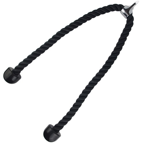 Long Tricep Rope for Home Gym Pulley System,46"/54" Rope Pull Down Attachment...