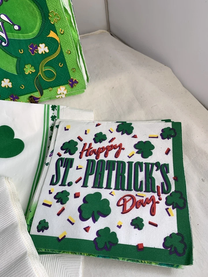 20 servilletas surtidas de cóctel/postre del día de san patricio 19 almuerzo  Foto 3 de 4