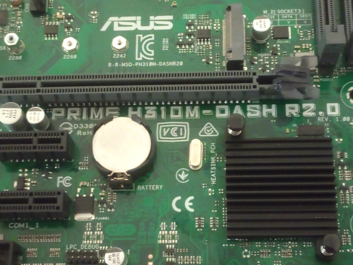 ASUS PRIME H310M-Dash R2.0 LGA-1151 Intel H310 Chipset PCIE 3.0