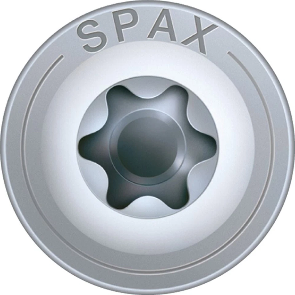 SPAX Vite per Legno Hi.force, Wirox, Testa di Piastra, Stella T Plus, Parte - Immagine 2 di 3
