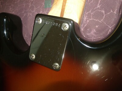 Vintage 1983 Squier Fender Japan Bullet 1 stratocaster SQ w Vintage 1983 Squier Fender Japan Bullet 1 stratocaster SQ w