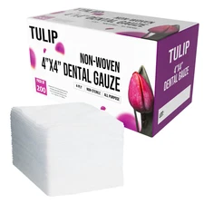 200 4x4 Dental Gauze Non-Sterile 4-Ply Pads Soft, Absorbent Medical Grade