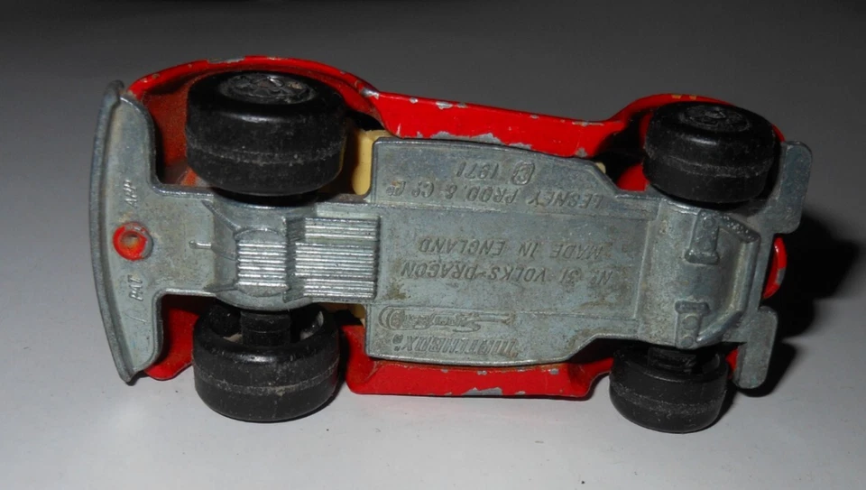 MATCHBOX LESNEY SUPERFAST N.31 VOLKS-DRAGON ROSSO - Immagine 3 di 3
