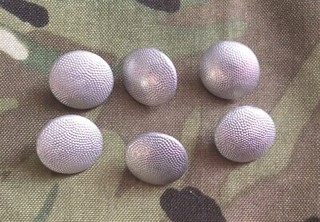 6 X German 21mm Pebbled Buttons